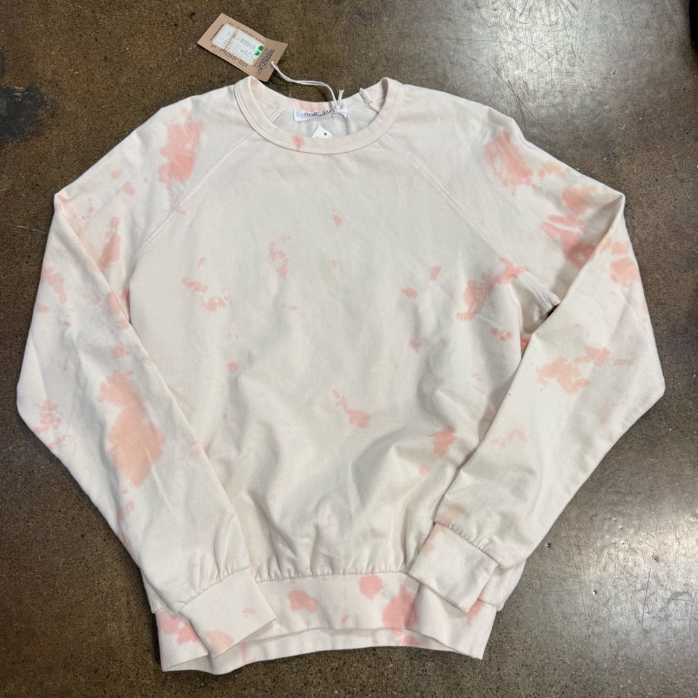 Project Social T Cream Tie-Dye Sweatshirt